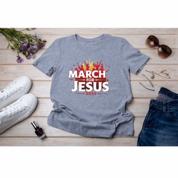 March for Jesus 2025 Limited Edition T-Shirt (Unisex) - Image 3